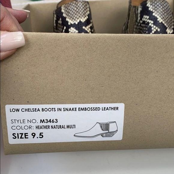 Madewell Sonia Low Leather Snakeskin Chelsea Boot - Picture 7 of 12